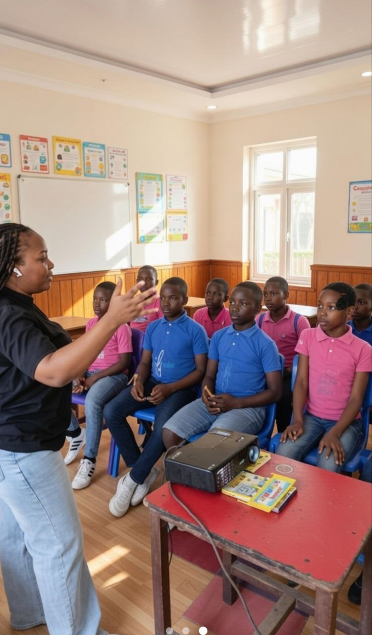 Students in classroom